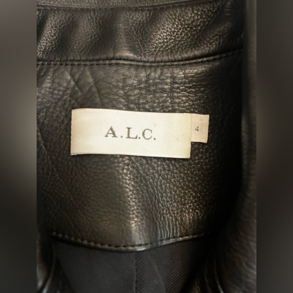 A.L.C. Benson Embroidered Leather Jacket - Picture 6 of 9